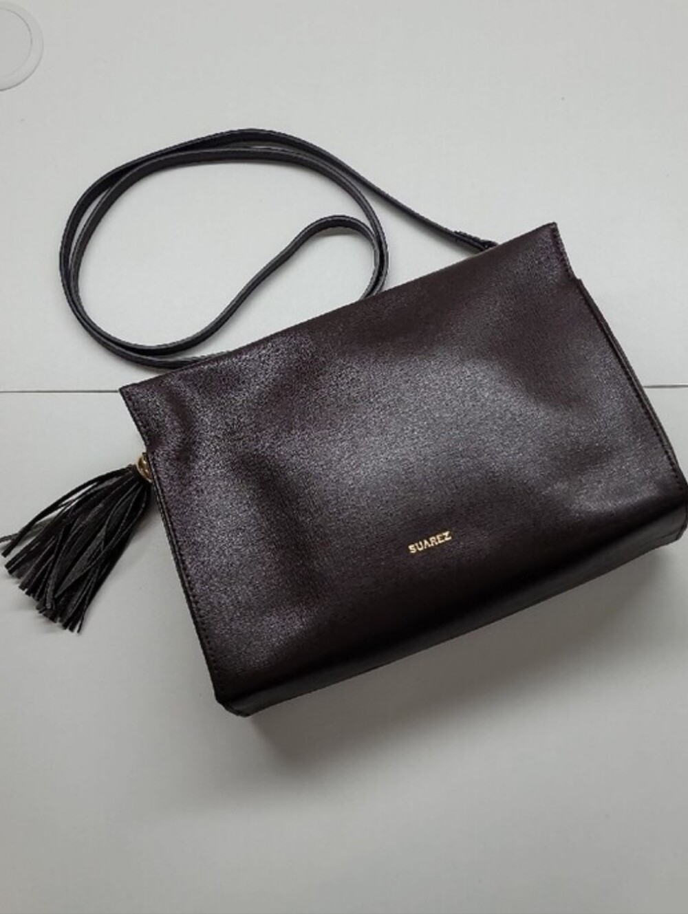 Suarez Vintage Dark Brown Leather